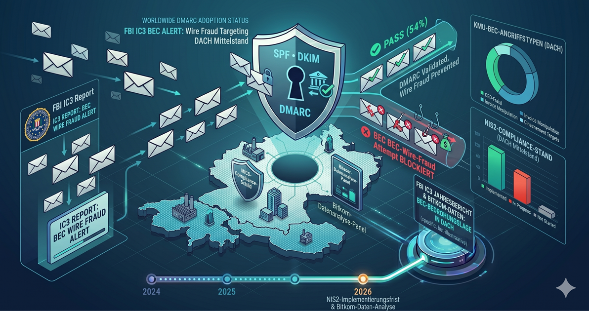 Hosted DMARC Mailbox — Reports per <alias>@in.dmarcpulse.io ohne eigene Mailbox
