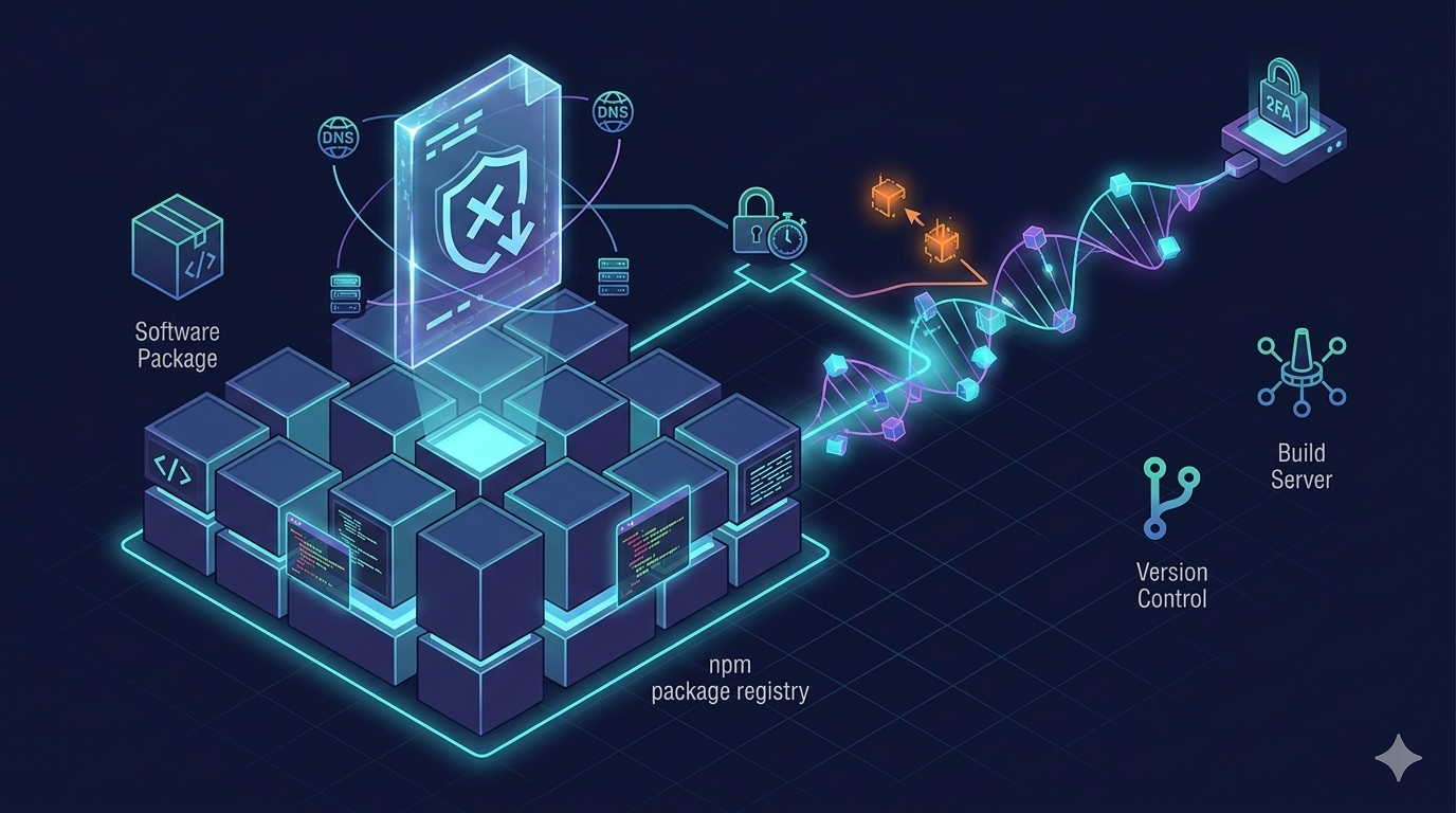 npm Staged Publishing and 2FA: New Defenses Against Supply-Chain Attacks – and Why Email Authentication Is the Foundation